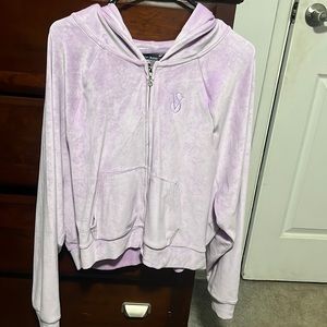 Victoria’s Secret Velvet Zip up sweatshirt